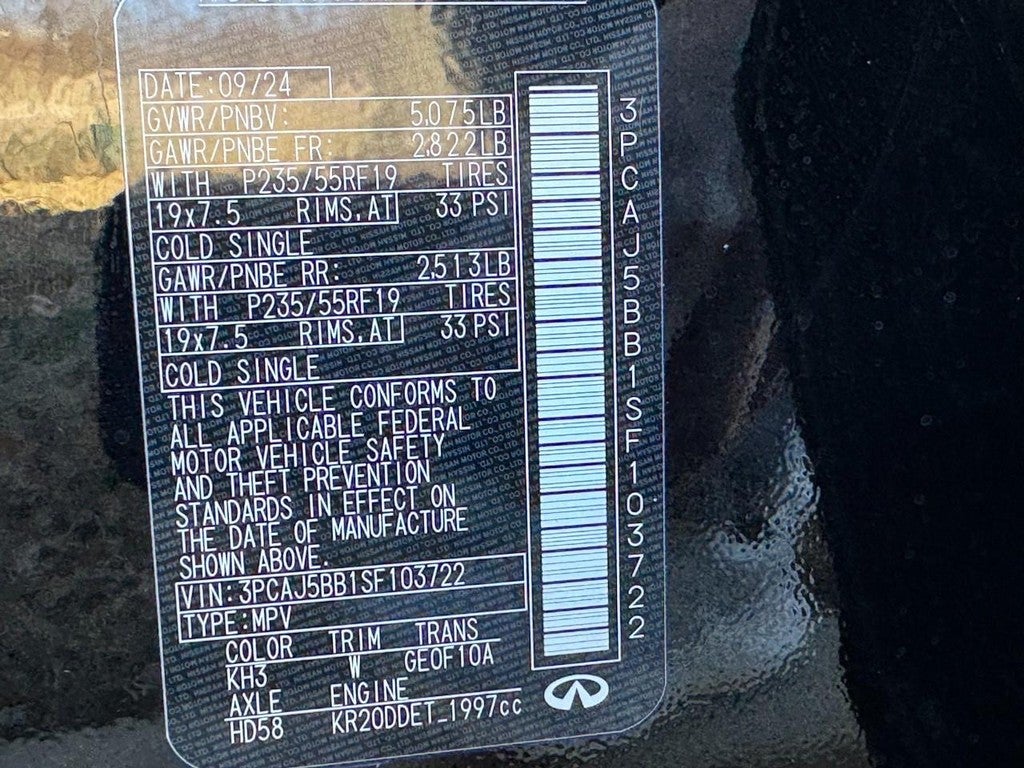 2025 INFINITI QX50 LUXE AWD