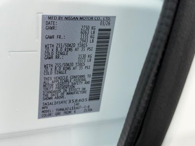 2026 INFINITI QX60 LUXE AWD