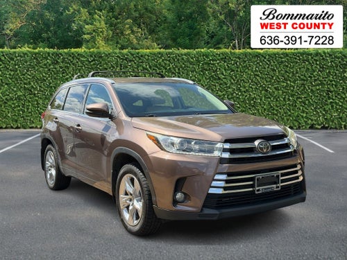 2018 Toyota Highlander Limited V6 AWD (Natl)