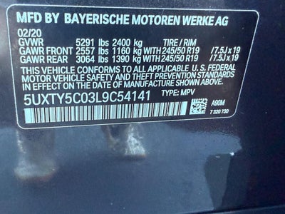 2020 BMW X3 xDrive30i Sports Activity Vehicle