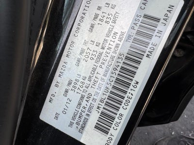 2012 Mazda Mazda3 Sedan 4dr Sdn Man i Sport