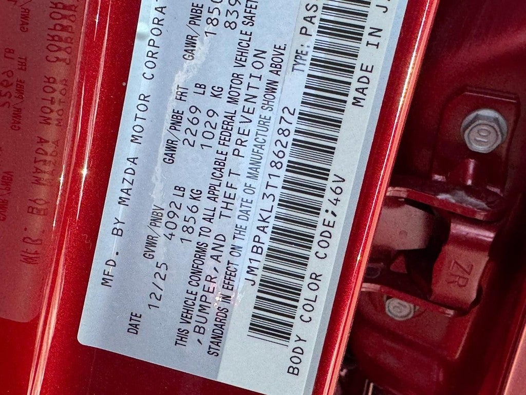 2026 Mazda Mazda3 Hatchback 2.5 S Select Sport Auto FWD