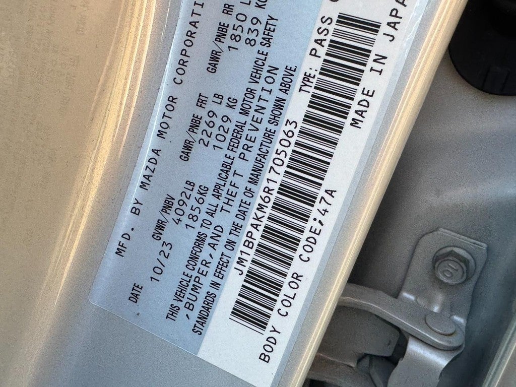 2024 Mazda Mazda3 Hatchback 2.5 S Select Sport Auto FWD