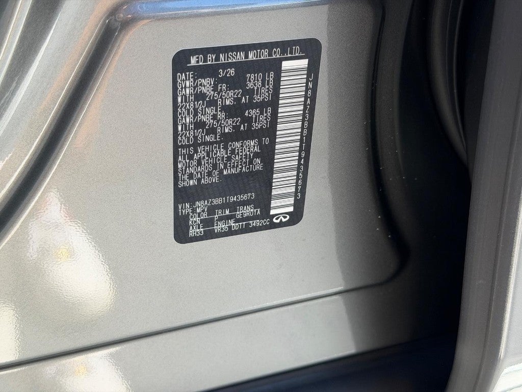 2026 INFINITI QX80 LUXE AWD