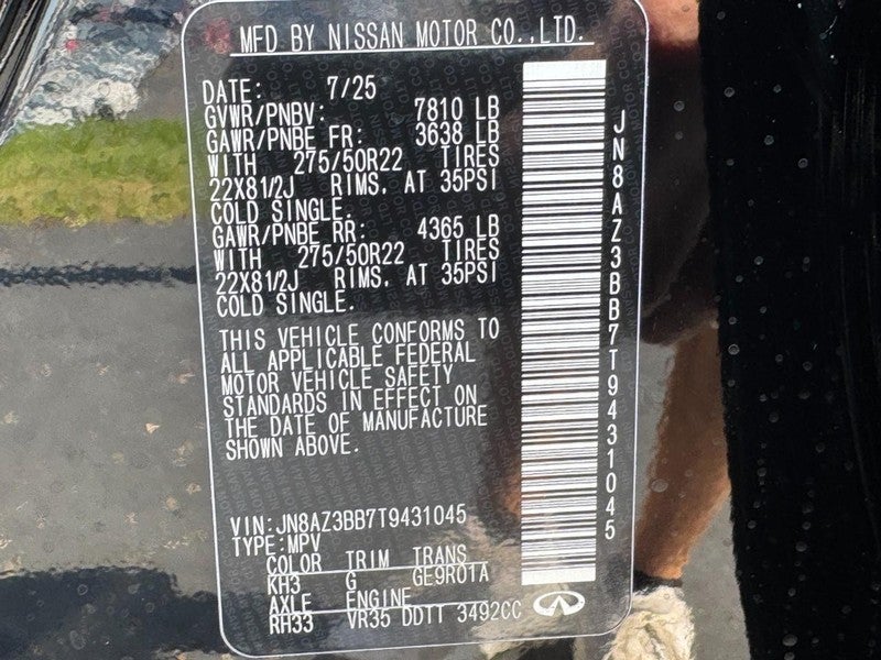 2026 INFINITI QX80 LUXE AWD