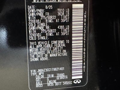 2026 INFINITI QX80 AUTOGRAPH AWD