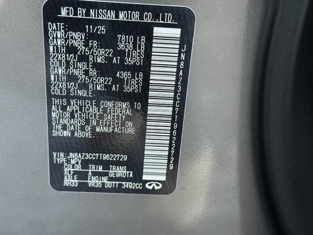 2026 INFINITI QX80 AUTOGRAPH AWD