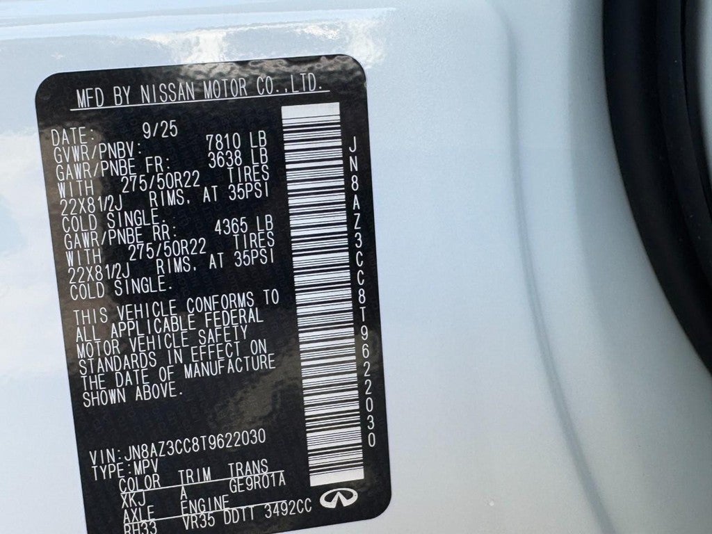 2026 INFINITI QX80 AUTOGRAPH AWD