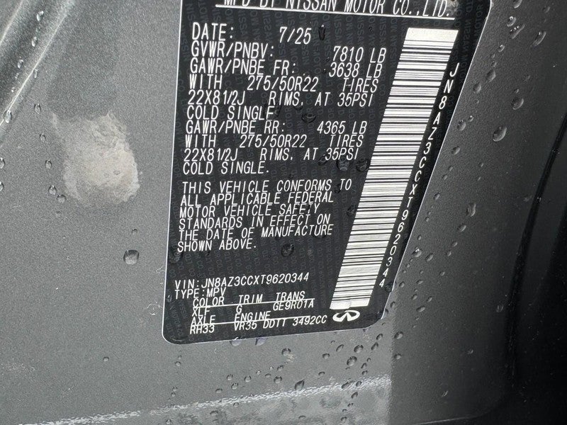 2026 INFINITI QX80 AUTOGRAPH AWD