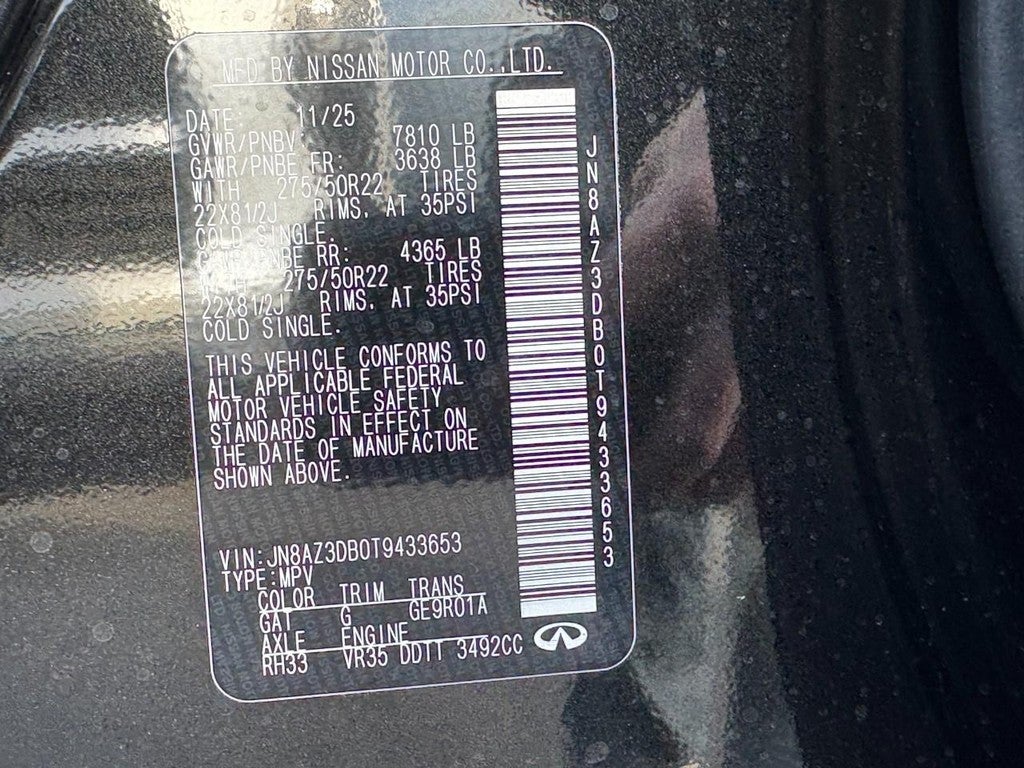 2026 INFINITI QX80 SPORT AWD