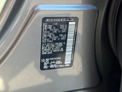 2026 INFINITI QX80 SPORT AWD