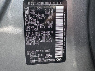 2026 INFINITI QX80 SPORT AWD