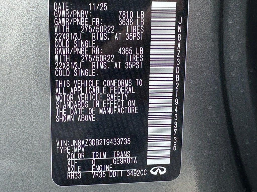 2026 INFINITI QX80 SPORT AWD