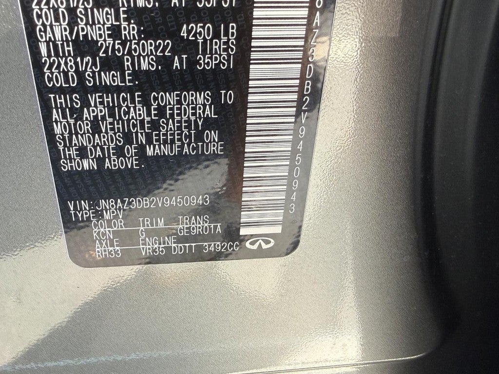 2027 INFINITI QX80 SPORT AWD