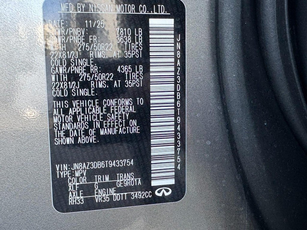 2026 INFINITI QX80 SPORT AWD