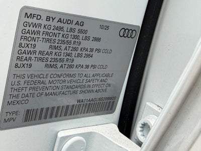 2025 Audi Q5 Premium 2.0 TFSI quattro