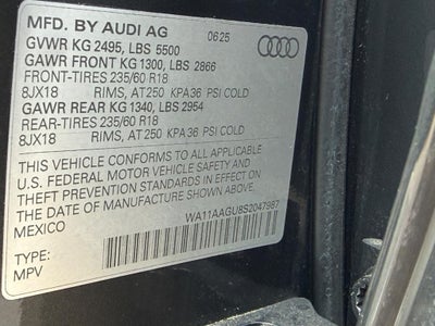 2025 Audi Q5 Premium 2.0 TFSI quattro