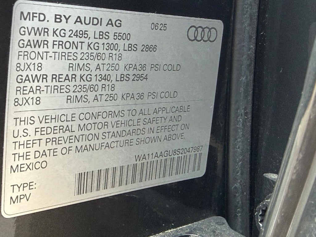 2025 Audi Q5 Premium 2.0 TFSI quattro