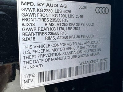 2026 Audi Q3 S line quattro