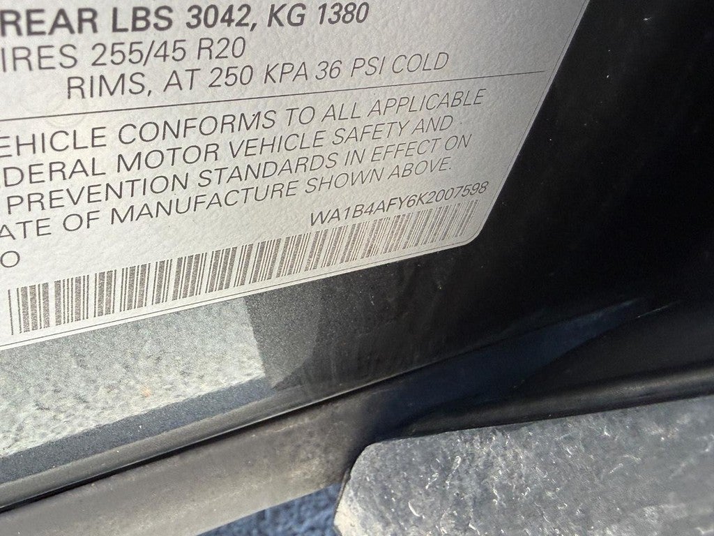 2019 Audi SQ5 Premium Plus 3.0 TFSI quattro