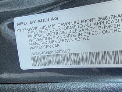 2023 Audi S5 Sportback Premium Plus 3.0 TFSI quattro