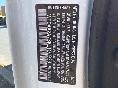 2019 Porsche Panamera 4 AWD